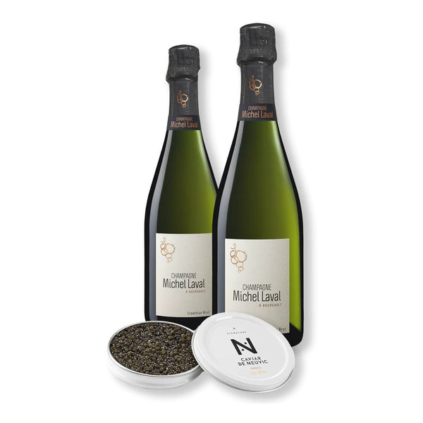 2x Champagne & Caviar - Tradition Brut & 30G Oscietre Signature Caviar